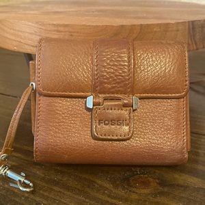 FOSSIL | Leather Keychain ID Holder Mini Wallet